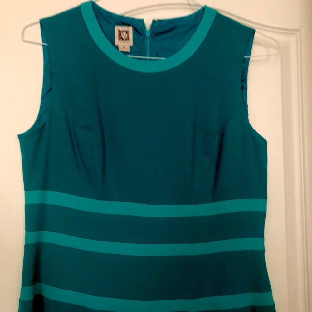 Anne Klein Turquoise Dress